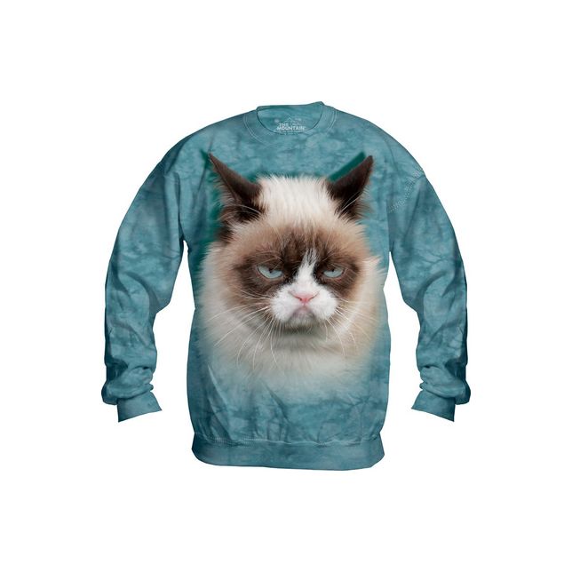 Katzen Crew Sweatshirt Grumpy Cat Kultstadl